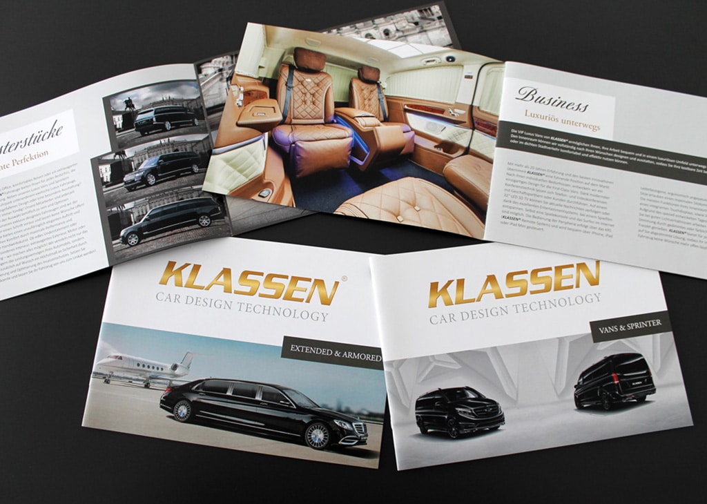 Klassen Car Design Technology Broschüre