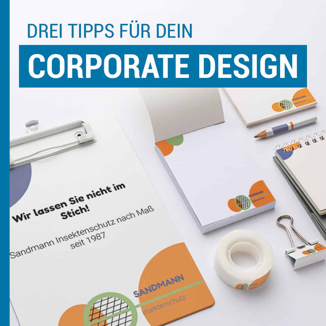 Drei Tipps gutes Corporate Design