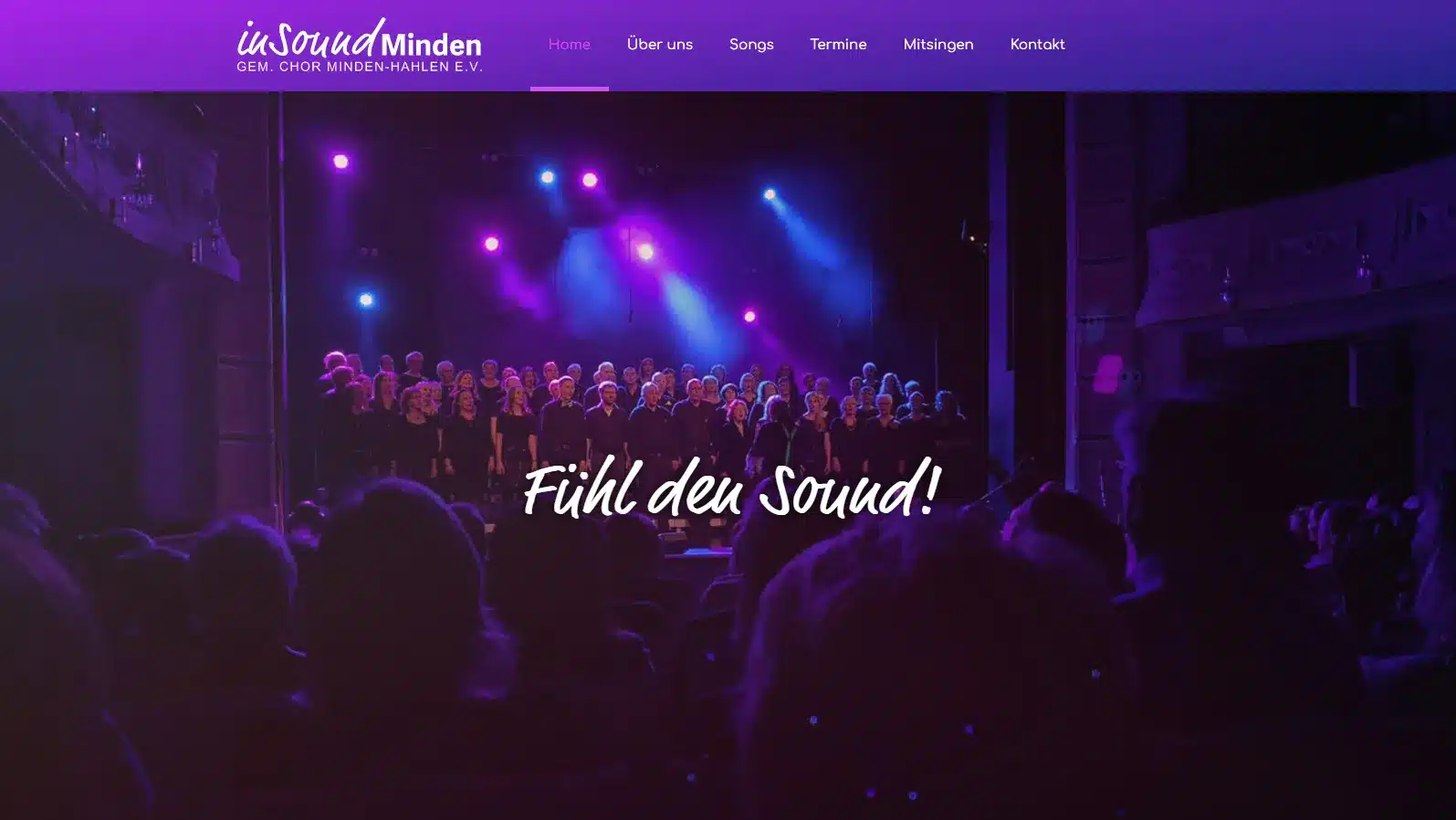 Webseite Chor